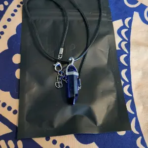 Dark Blue Crystal Necklace