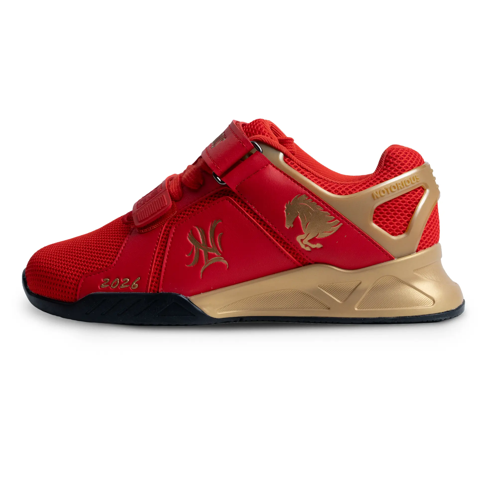 Ronin Lifters: Year of the Horse - Wide Toe Box Squat Shoe, Heeled Weightlifting Shoe with Novus Griptech