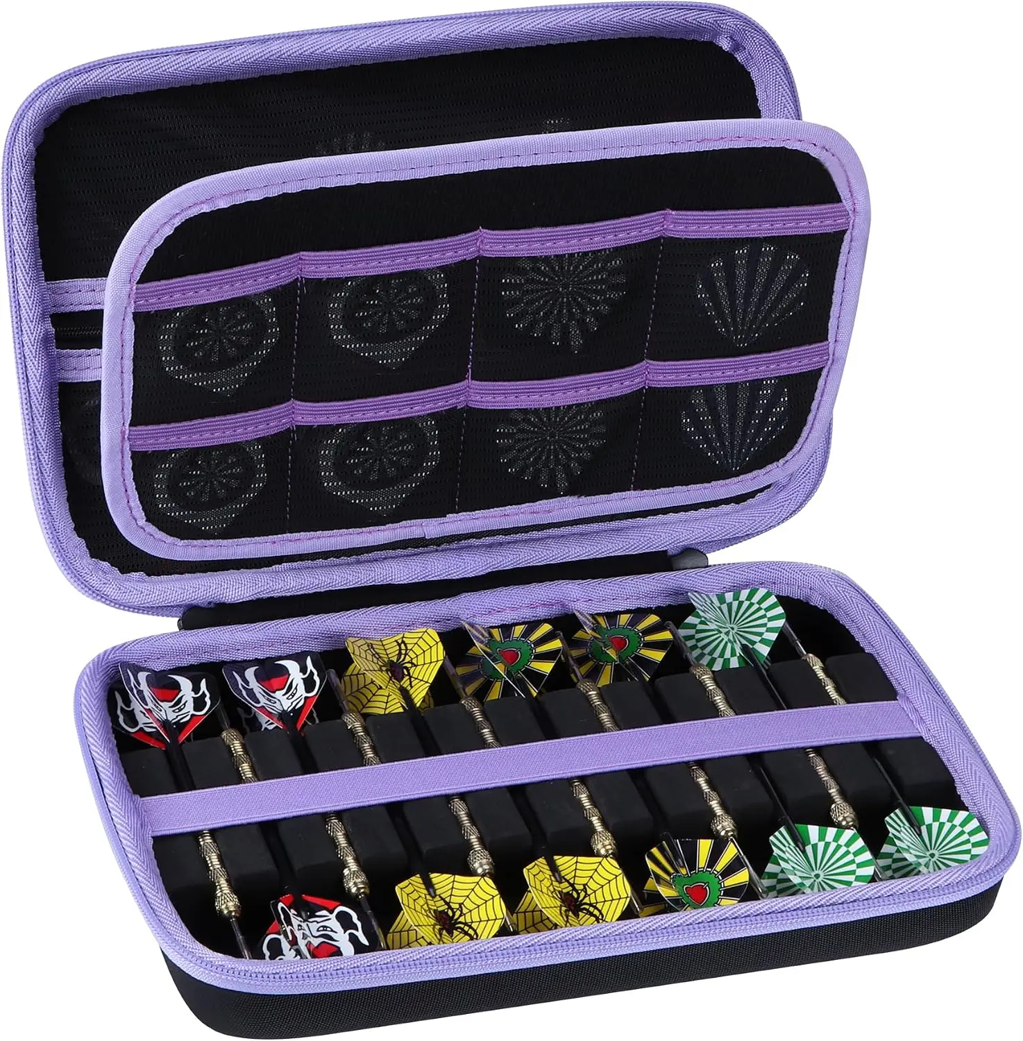 Case Compatible for 12 Darts, Holds Darts and Extra Accessories