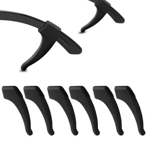 3-Piece Eyeglass Holders Set - Non-Slip Silicone Ear Grips, Frame Stabilizers & Nose Pads, Fits Sunglasses, Reading  & Sports Eyewear anti-slip Tennis