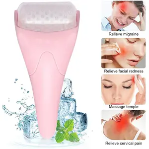 Ice Roller Reduces Puffiness Relieves Migraine Ice Roller Pink Suitable for Face Facial Tool Set Skin Care Tool Women's Self-Care Gift