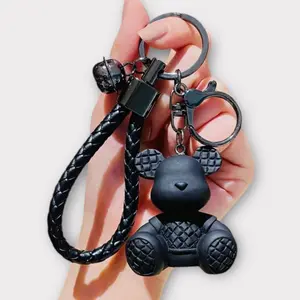 3D Midnight Luxe Bear Charm