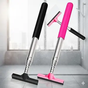 Portable Telescopic Car Wiper, Manual Windshield Cleaner Scraper, Emergency Wiper Tool for Rainy Driving, Anti-Fog Water Remover, Durable Non-Slip Window Cleaning Device for Car Maintenance and Travel Safety