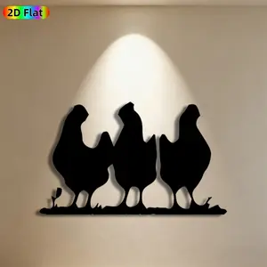1pc Camel Metal Wall Art,Camel Statue Mural, Ideal Gift for New Year, Easter, Camel Decor Enthusiasts, Rust-Resistant Metal Wall Decor Wall Sculptures, Perfect for Outdoor Garden Fence & Indoor Living Room Wall, Unique Animal Theme Decor