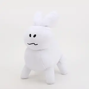 Forsaken Gubby Plush Cute Rabbit Stuffed Animal Toy - Adorable White Rabbit with Expressive Eyes, Soft Polyester Home Decor, Perfect Gift for Gamers & Collectors, Birthday Christmas Party Decoration, Stuffed Rabbit, Collector'S Item, Playful Design, Quali