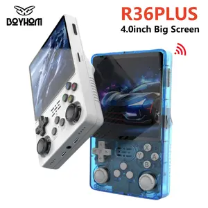 R36s New Upgraded Version Handheld Game Console with WiFi Connectivity, 4-Inch Screen, over 15000 Games, Perfect Gift Choice, Portable Game Console