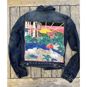 RIVER FOREST SKY UPCYCLED DENIM JACKET