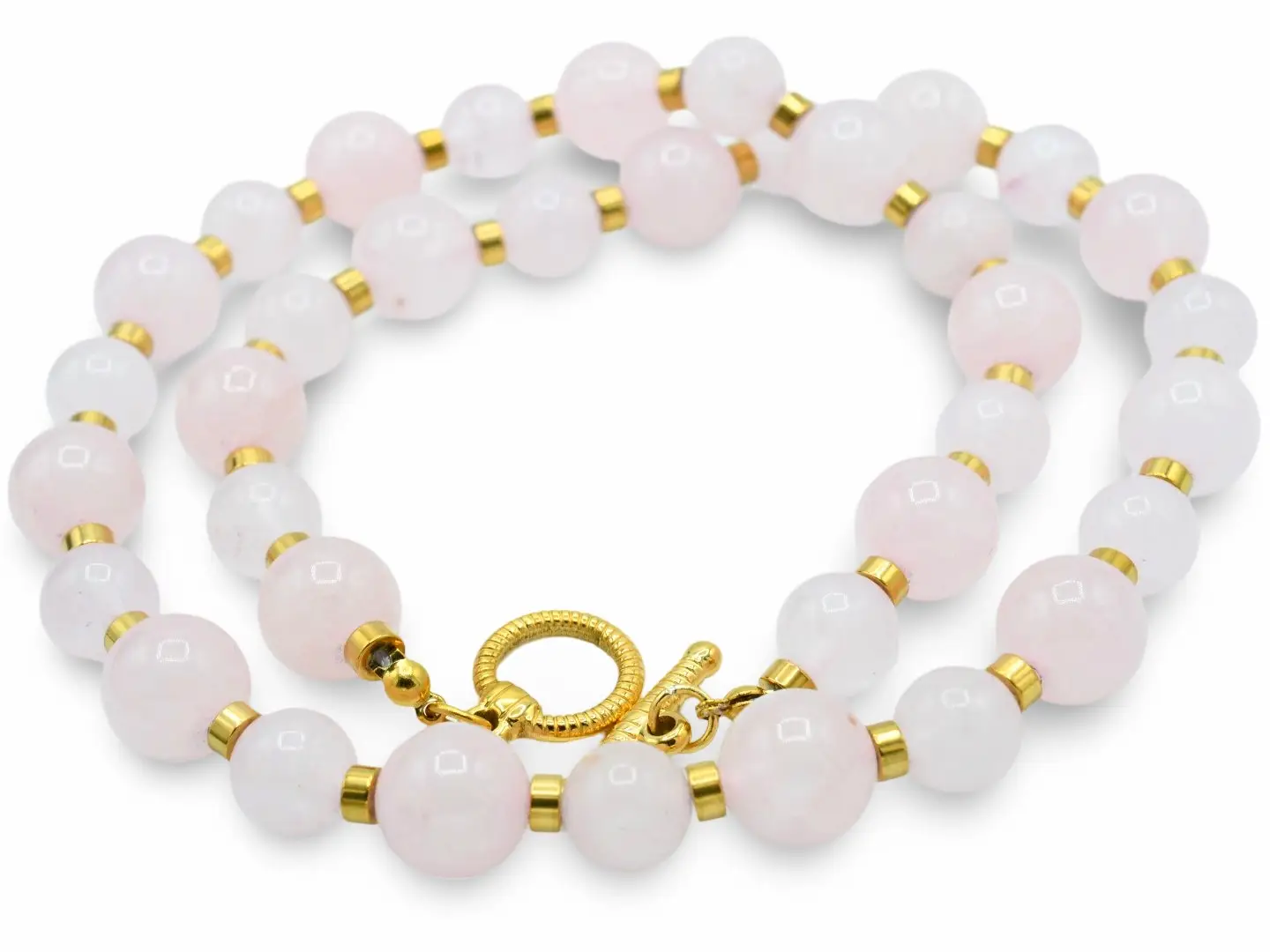 Rose Quartz Necklace - Elegant Design with Rose Quartz Elements, Ideal for Any Occasion