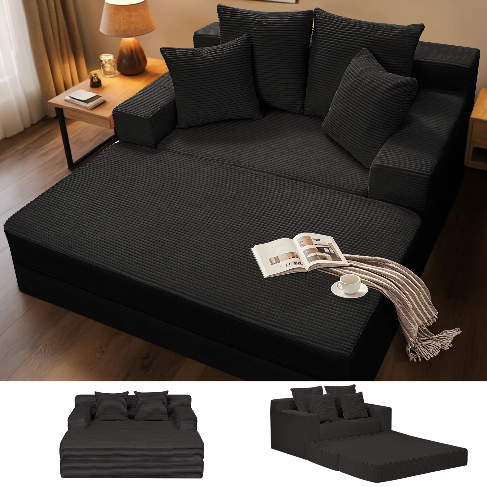Sofa bed-Black