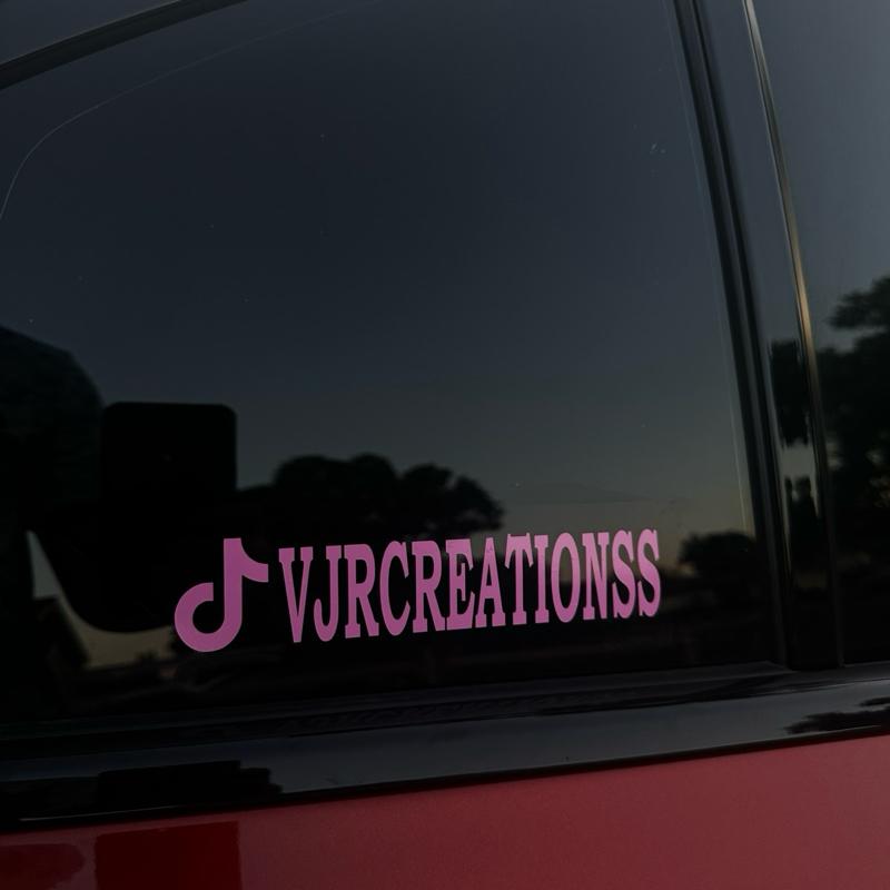 Custom Social Handle Vinyl ( Sticker, Decal, Vinyl)