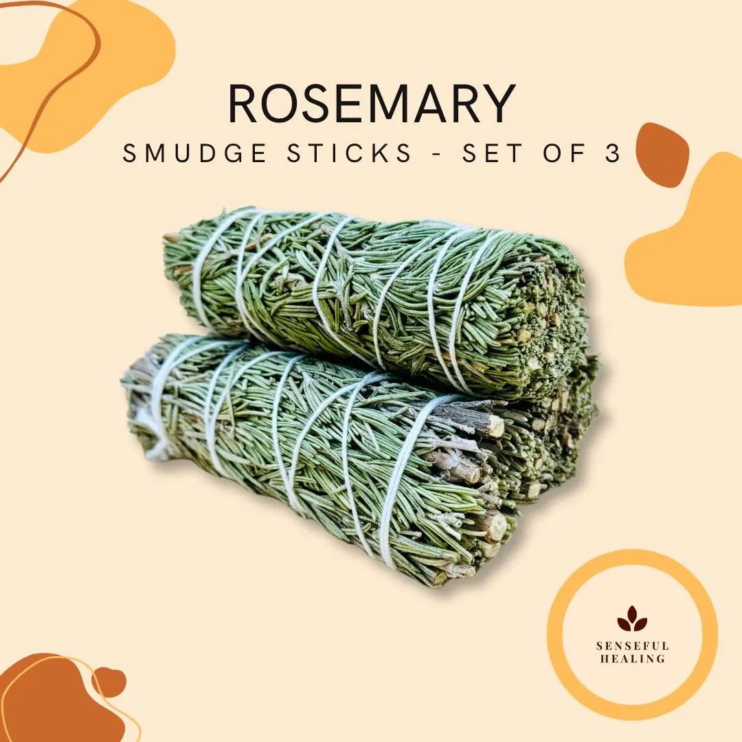Scented Rosemary Smoke Cleansing Stick Trio, Home Fragrance & Home Cleansing Supply