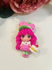 Kawaii  STRAWBERRY Clay doll