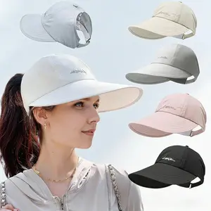 2-Pack: Summer Sun Hat — Lightweight, Breathable, and Quick-Drying Baseball Cap with Extra-Wide Brim — UV Protection Sun Hat