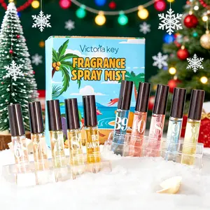 10-Piece Summer Brazilian Romantic Perfume Set, Vanilla & Caramel Scented, Perfect Gift for Women, Fragrance Gift Set, Christmas & Halloween