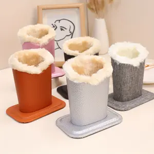 Plush Lined Eyeglass Case, Protective Holder for Desk or Bedside Table, Soft Interior Design, Durable Protection for Glasses