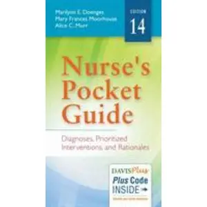 USED-Nurse's Pocket Guide: Diagnoses, Prioritized Interventions and Rationales by Doenges, Marilynn E. (Paperback)