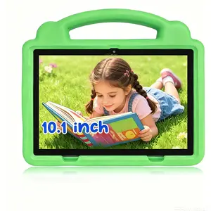 2026 10.1 Inch Kids Learning Tablet, 2.4g WiFi, Gms, Eye Protection, Parental Control, Education Apps, Cameras, Shockproof, Android Os, Gift