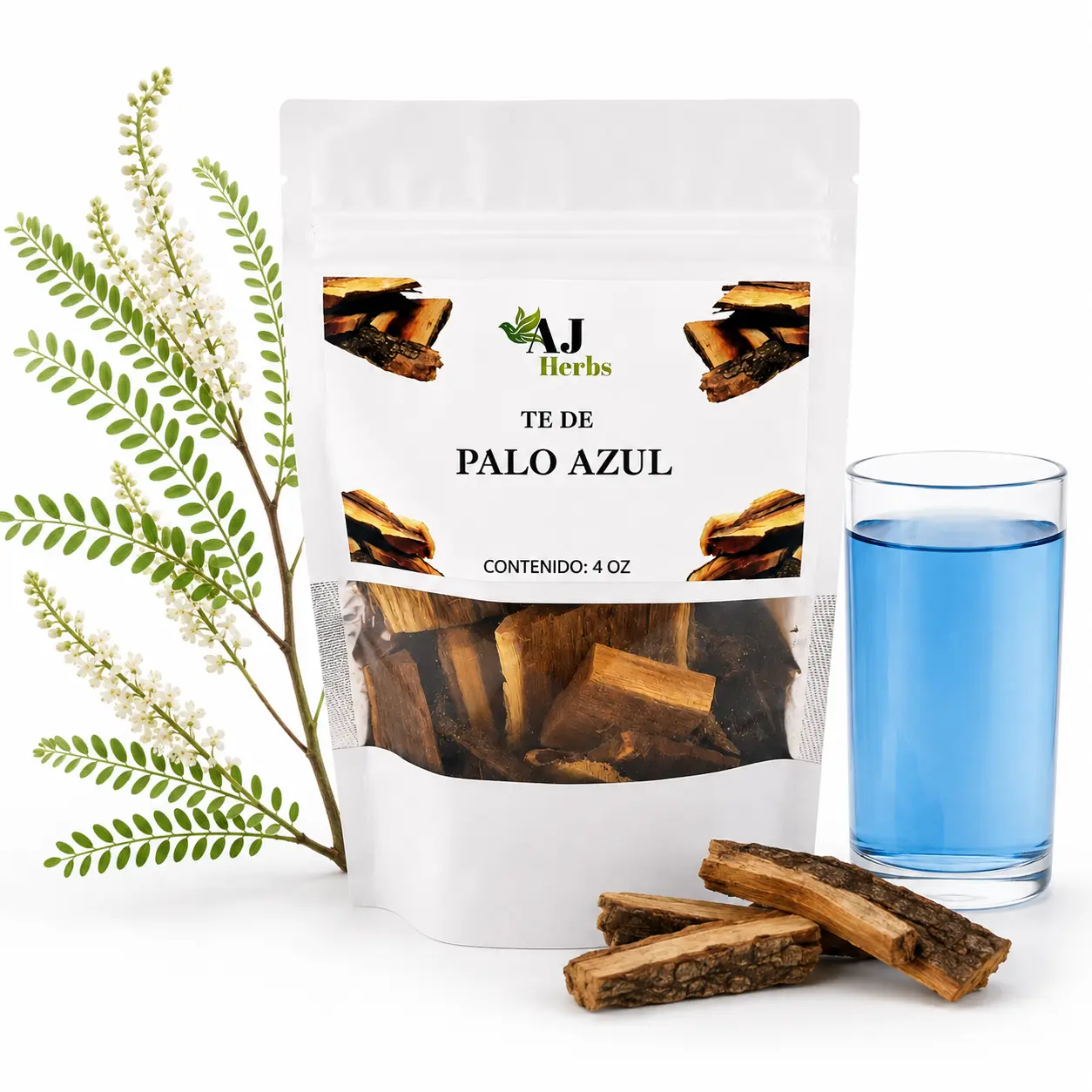 Kidneywood (Blue Stick) Herbal Tea-|Palo Azul 4oz (141.g)- Te Herbal | Wildcrafted All Natural Tea, non-GMO.