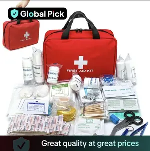 160 Piece First Aid Kit - Waterproof Hard Shell Medical Kit for Home, Car, Travel, Camping, Truck, Hiking, Sports, Office, Vehicle & Outdoor Emergencies