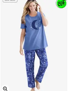 Graphic Tee PJ Set