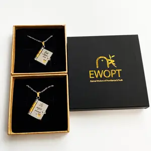 Book Necklace For Mom Mother's Day, Birthday, Memorial Gifts Love Jewelry A Letter for Mom