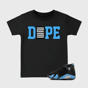 14 University Blue Matching Youth Tee, 14 University Blue Youth Shirt, Soft 100% Cotton Graphic Shirt, Everyday Casual Wear