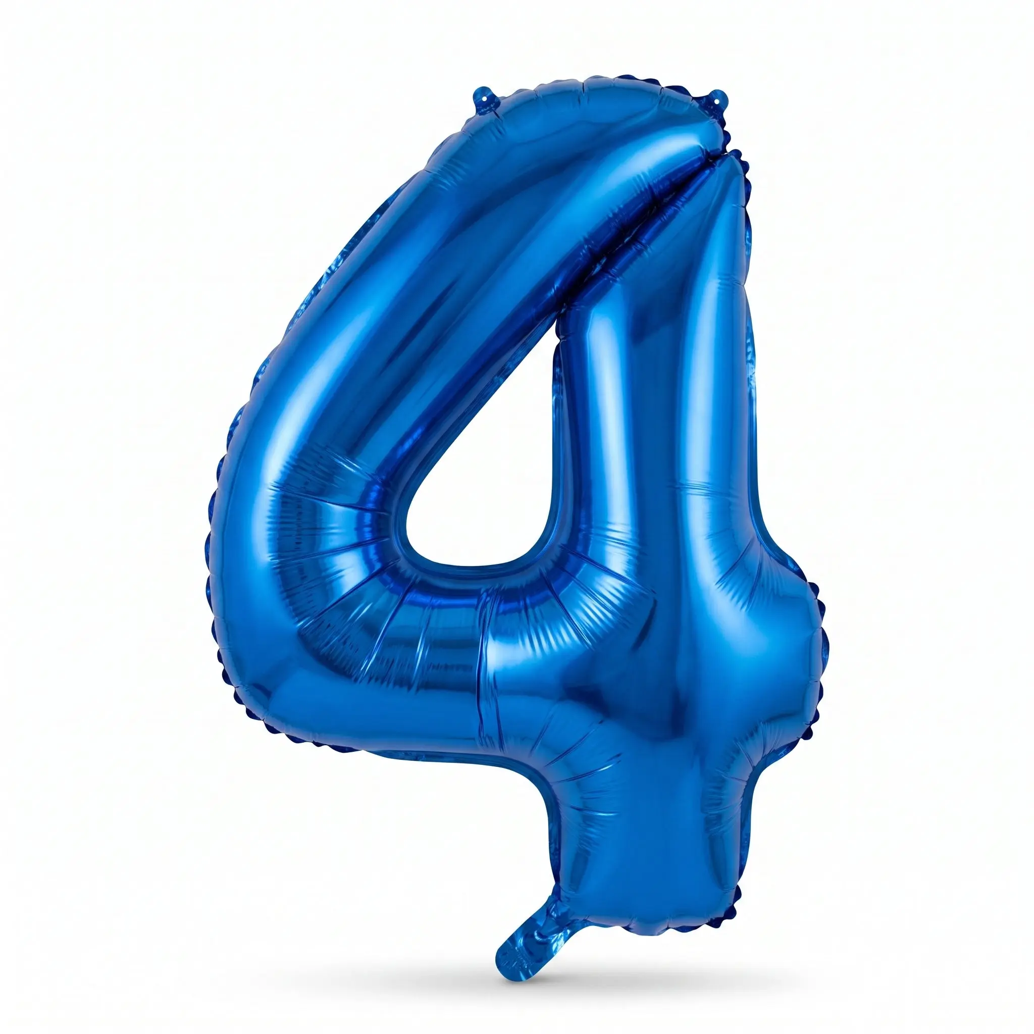 Royal Blue Giant Number 4 Foil Balloon