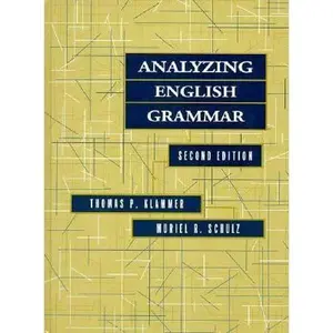 USED-Analyzing English Grammar by Thomas P. Klammer (Hardcover)
