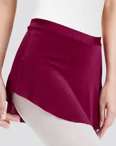 Women Ballet Wrap Skirt Pull-On