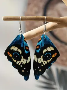 Vintage Butterfly Design Dangle Earrings Set, Boho Style Jewelry, Fashionable Jewelry for Women, Daily Clothing Decor, Trendy All-match & Exquisite Jewelry for Birthday Gift, Girl Accessories