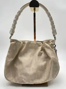 Pre-owned Dior canvas Shoulder Bags White Monogram Tote/Shoulder Bag with Silver Hardware
