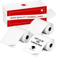3 Rolls White 50x80mm