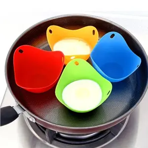 8 Pcs Silicone Egg Poacher Cups, Non Stick Egg Cooker Molds, Practical Kitchen Cooking Gadget Accessories