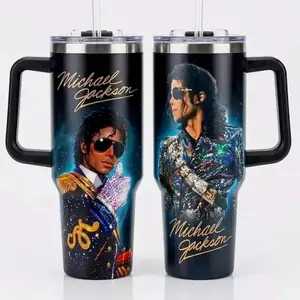 Michael Jackson Tumbler, MJ Tumbler, King of Pop Cup