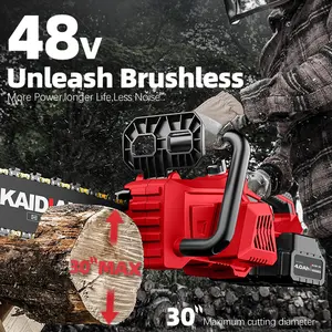 Kaidilang Cordless Electric Saw Rechargeable Outdoor Lithium Battery Saw Home Small Handheld Saw Wood Cutting Chain Saw