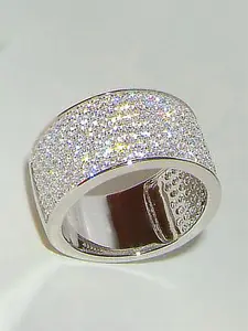 1 PC Classical Cubic Zirconia Ring For Women For Wedding Engagement Party Jewelry Valentine's Day Gift Stackable Rings