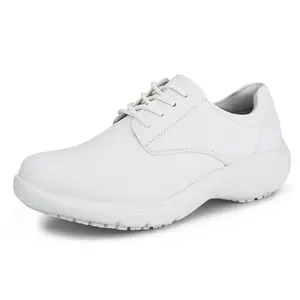 Hawkwell Women's Slip Resistant Lightweight Nursing Shoes Comfortable Lace Up Work Shoes