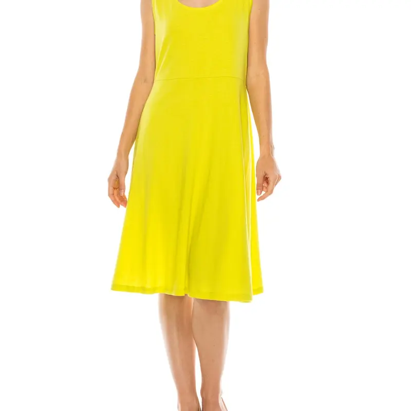 Urban Diction Women's Casual Sleeveless Swing Summer Dresses, Comfortable Fit, Soft and Stretchy