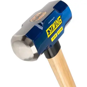 Estwing 10 Pound Head Hard Face Stake Sledge Hammer with 36 Inch Hickory Handle Model 45AS