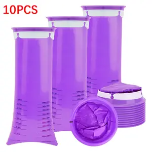 10 Pack Travel Anti-Vomiting Bags, Travel Accessories, Comfortable Nausea Relief for Adults & Pregnant Women, Ideal for Morning Sickness & Motion Sickness