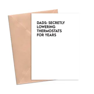 Funny Father's Day Card Funny Dad Birthday Dad Thermostat Funny Card