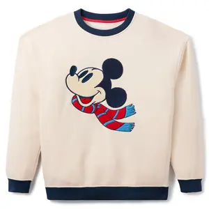 Disney Store Mickey Mouse Winter Scenic Pullover Sweatshirt for Adults