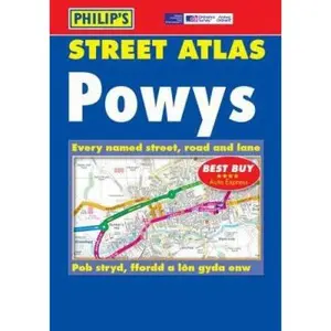 USED-Philips Street Atlas Powys by Philip's Maps (Paperback)