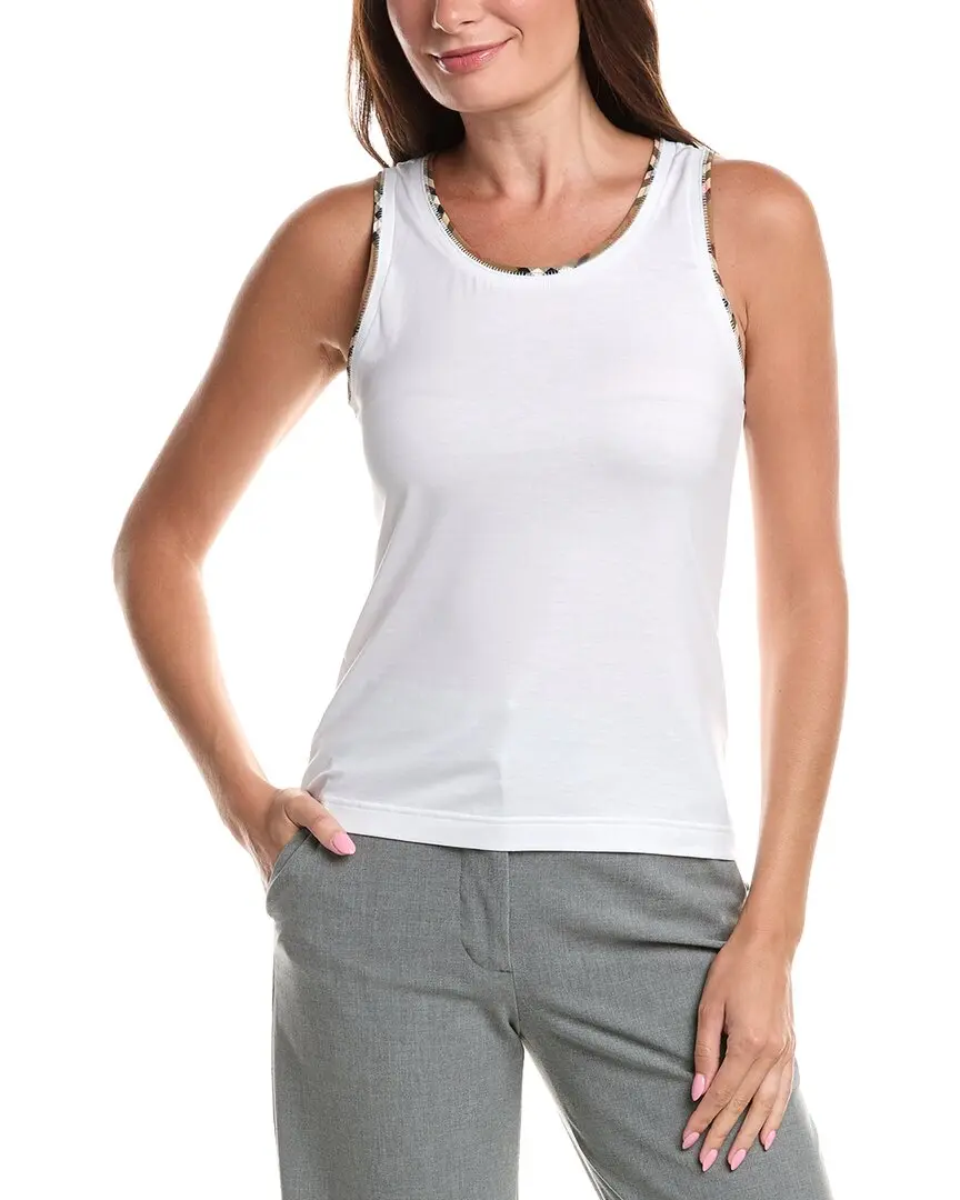 Burberry Elyssa Check Tank Top