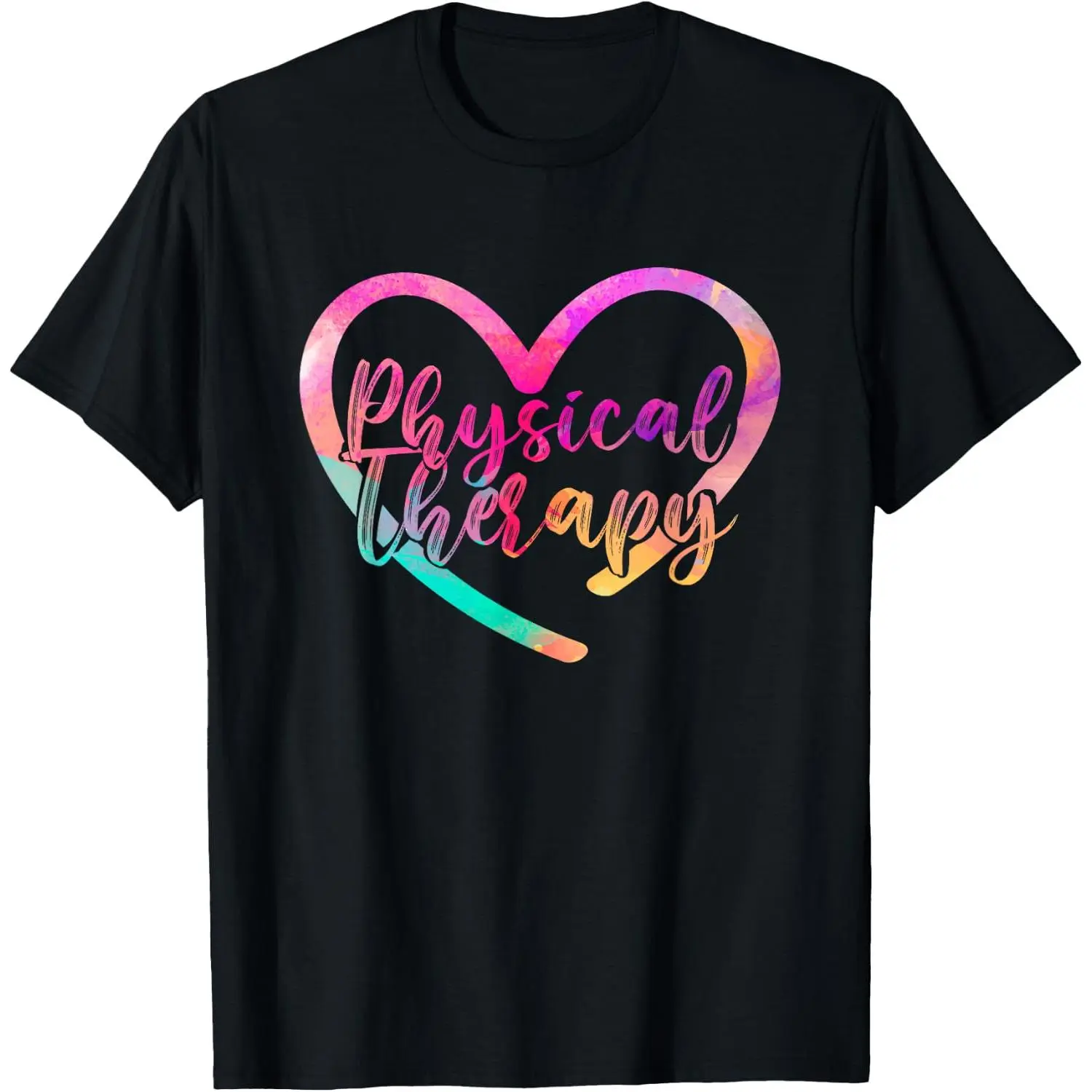 100% Cotton Love PTA Doctor Heart Physical Valentines Day Gift Therapy T-Shirt