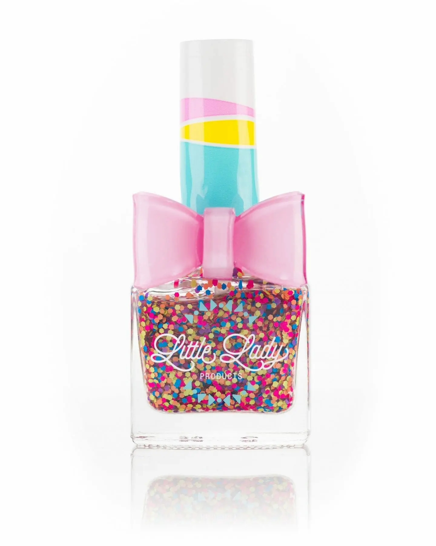Rainbow Bubbles Nail Polish, Multicolor Confetti