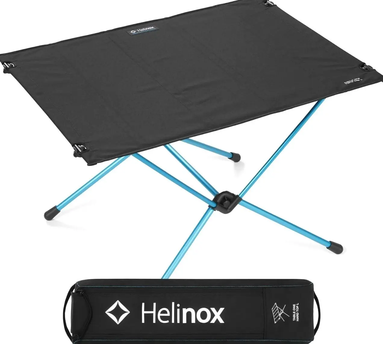 Helinox Table One Hard Top Large Camping Table, Portable Foldable Outdoor Table 29.5 × 22.5 in