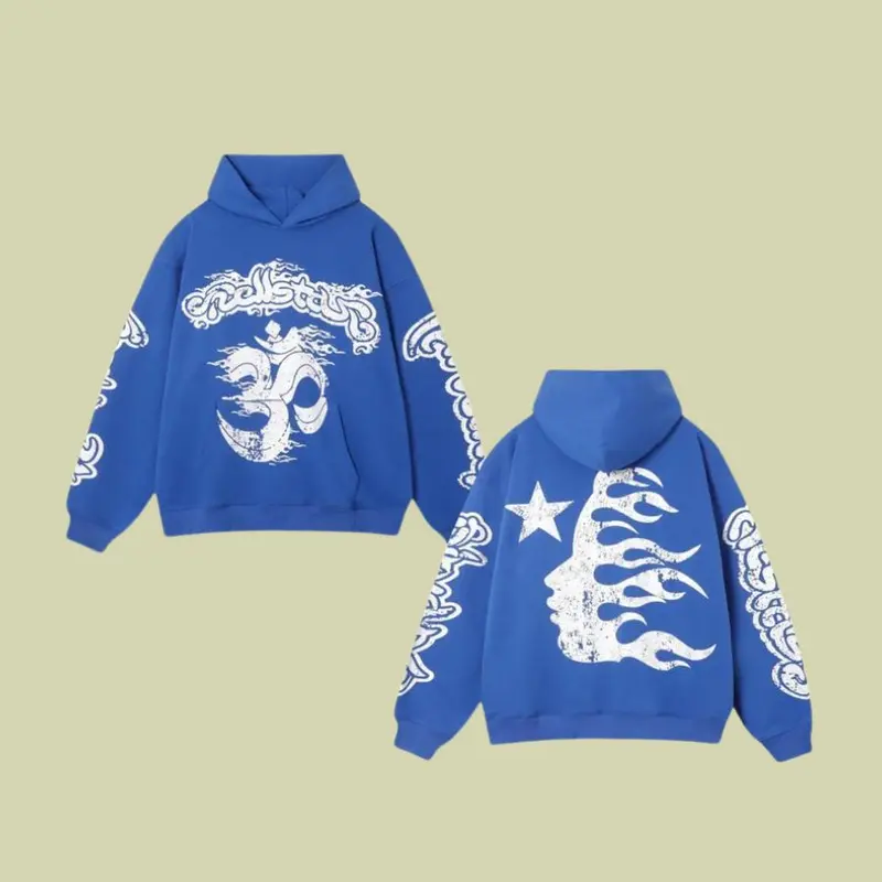 Hell-Star Unisex Hoodie – Hip Hop Streetwear Relaxed Fit | Winter Comfort Sweatshirt & Perfect Gift for Him/Her