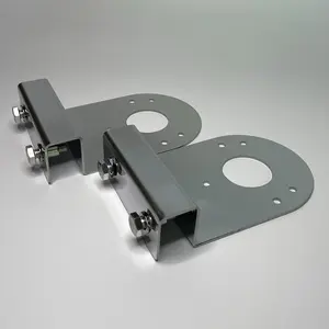Right-Angle Clamp-On Brackets for Watermelon Lights - 2Pcs Stainless Steel Chassis Ambient Light Mounts, No-Drill for Trucks & RVs