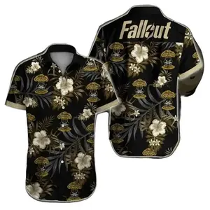 Full Print Fallout Edition Hawaiian Shirt, Print Fallout Hawaiian Shirt